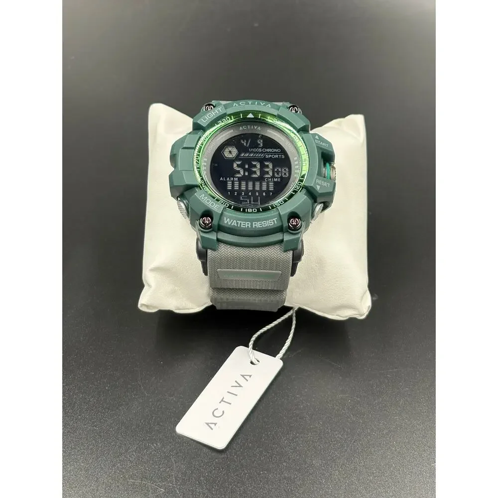 Activa X Invicta Men's 56mm Digital Watch green/black color ACW8020 series